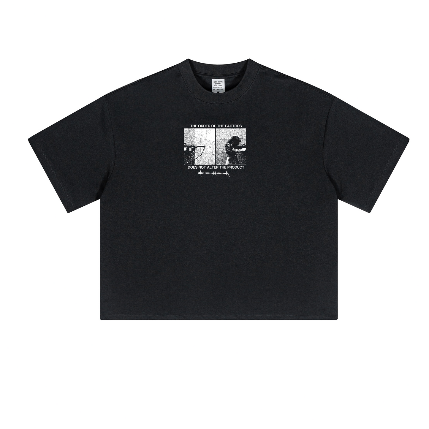 Unisex Short-Sleeved Oversized Cropped T-Shirt(230GSM)