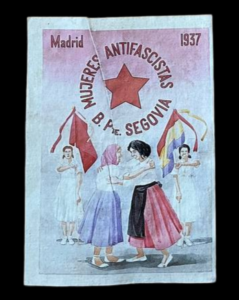 Panfleto de la República "Mujeres Antifascistas".