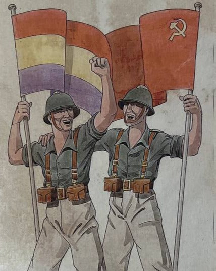 Panfleto de la República y la URSS.