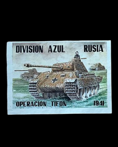 Panfleto de la División Azul "Operación Tifón".