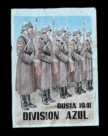 Panfleto de la División Azul "Rusia 1941".