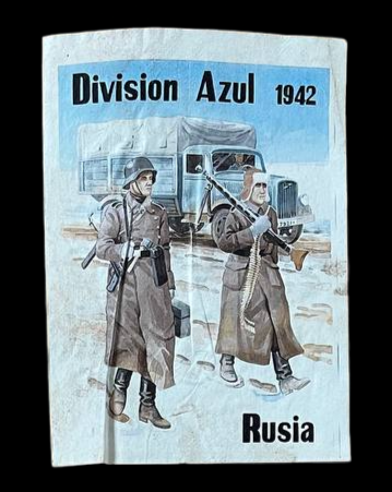 Panfleto de la División Azul "Rusia 1942".