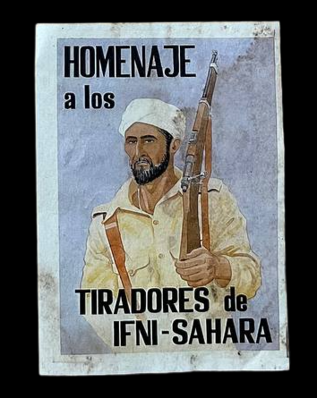 Panfleto de los "Tiradores de Ifni-Sahara".