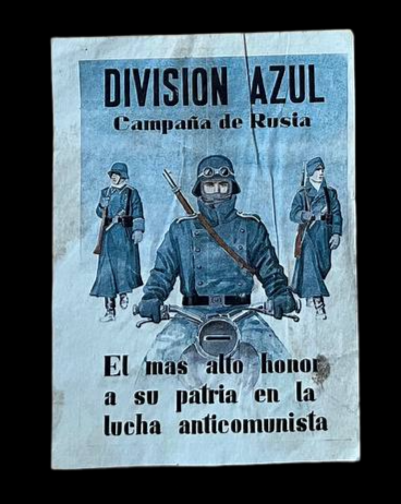 Panfleto del la División Azul "Campaña de Rusia".