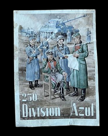Panfleto de la División Azul "El oficial".