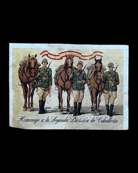 Panfleto de la División de Caballeria.