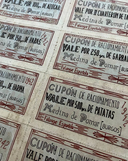Cartel "Arriba España" [Cupones]