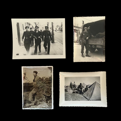 Lote de 50 fotografías del ejército francés del siglo XX.