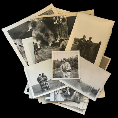 Lote de 50 fotografías del ejército francés del siglo XX.