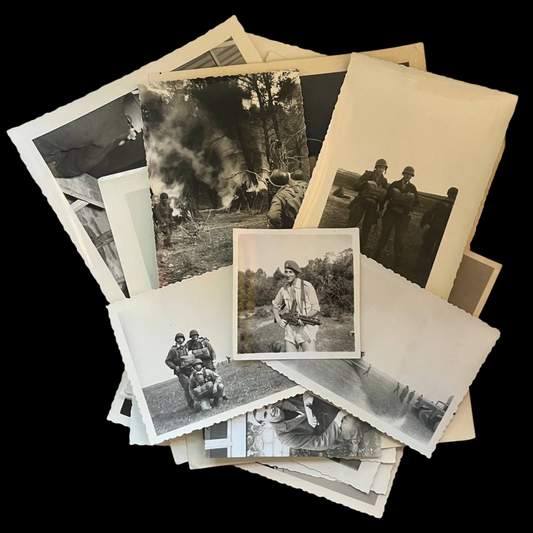 Lote de 50 fotografías del ejército francés del siglo XX.