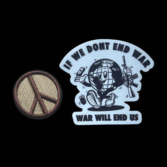 PARCHE || "PEACE OUT" [+ Pegatina]
